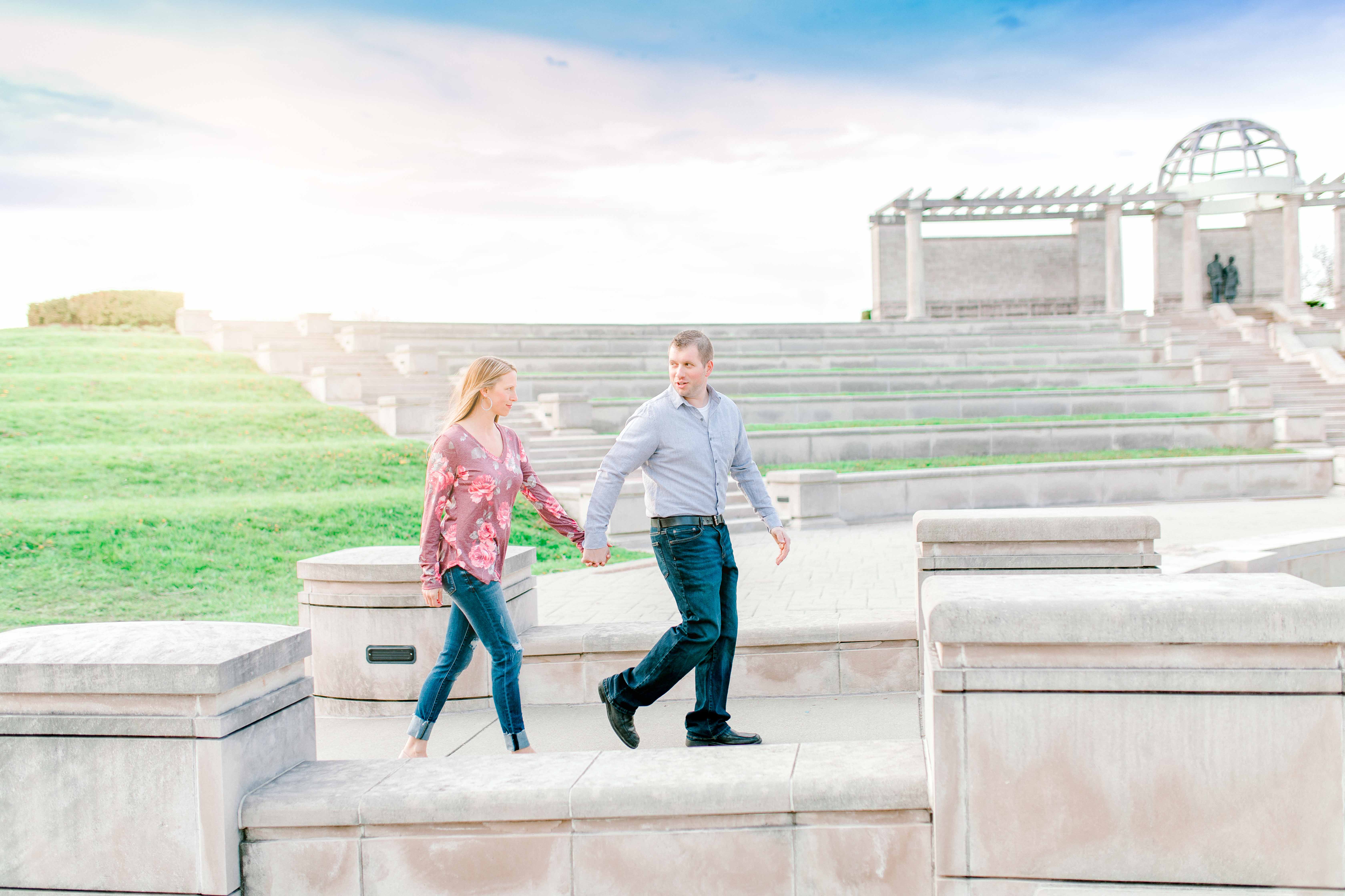 Michelle & Blaine at Coxhall Gardens | Aubrey Lynn Photography | Indianapolis, IN
