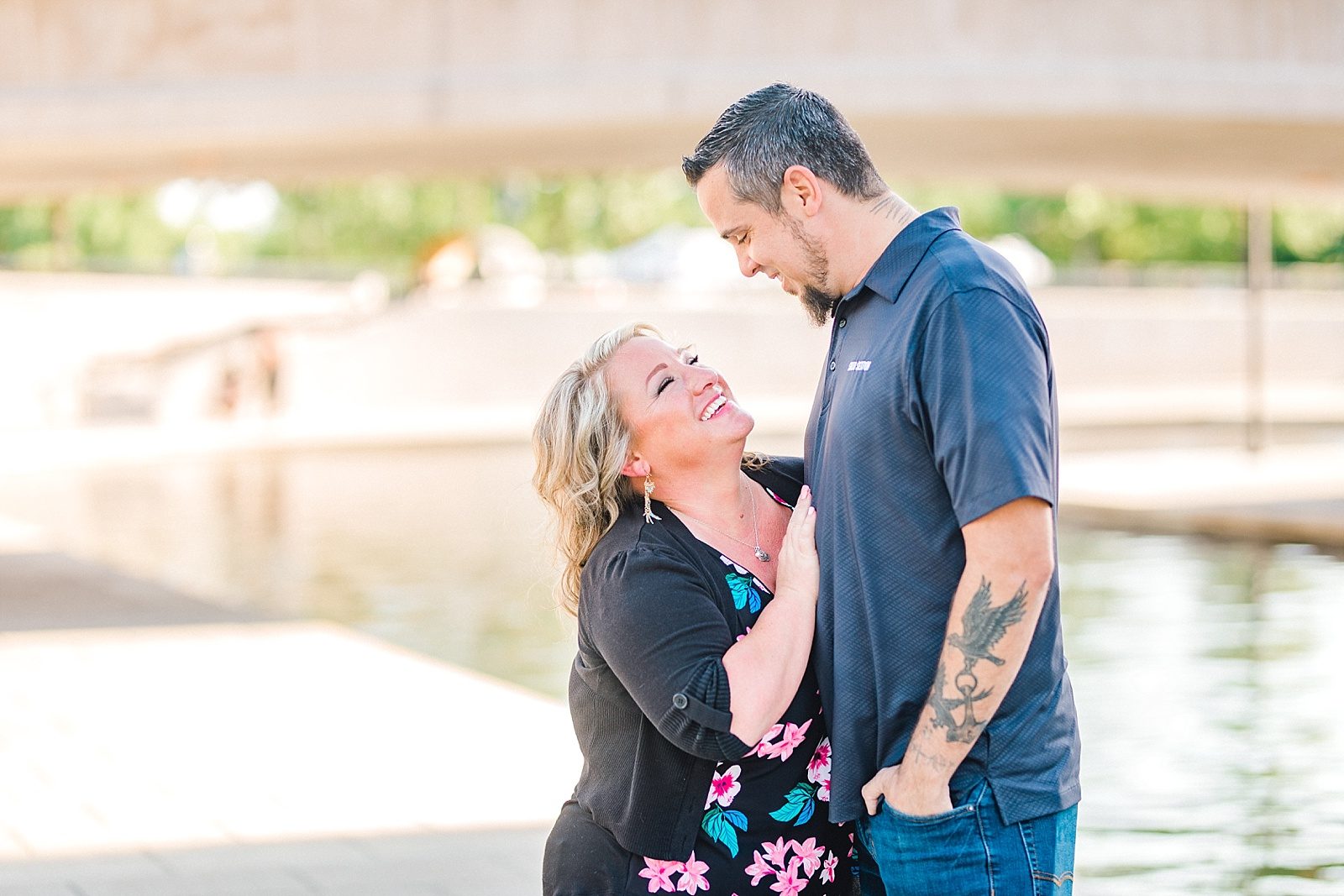 Lindsay & Ryan Engagement at White River State Park | Aubrey Lynn Photography | Indiana Wedding Photographer