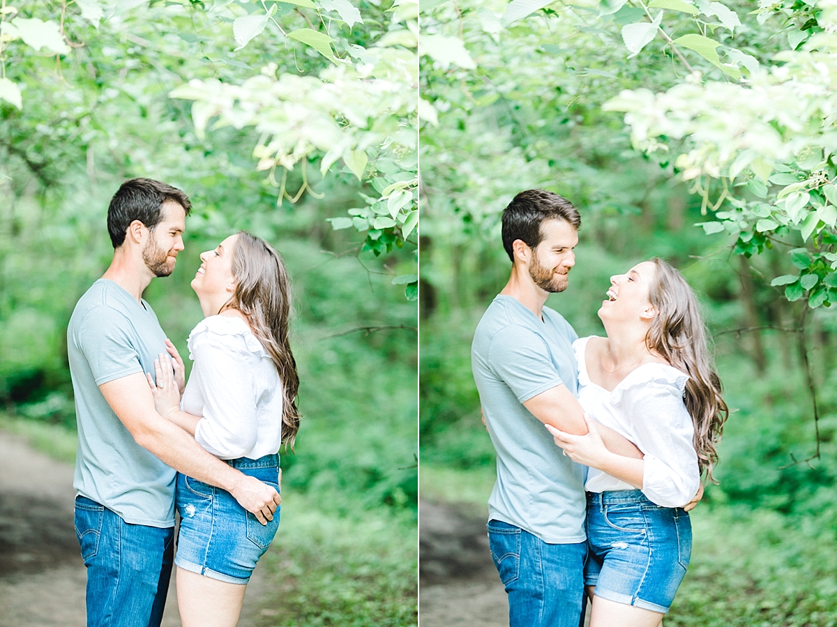 Emily & Merritt's Engagement Session at Eagle Creek Park | Aubrey Lynn Photography | Indiana Wedding Photographer
