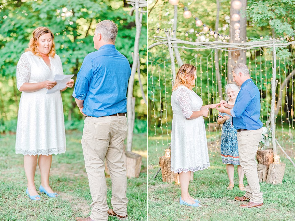 Intimate Backyard Wedding | The Syzmanski's | Aubrey Lynn Photography
