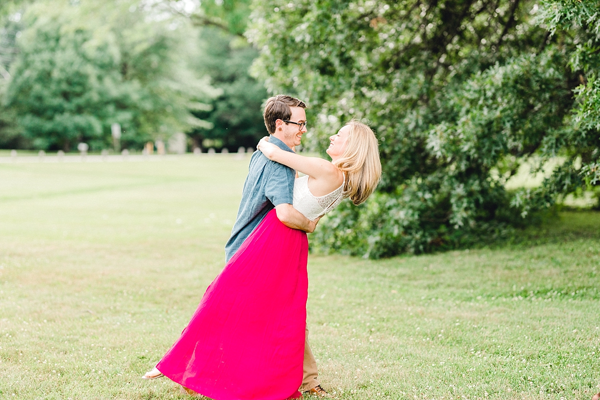 Summer Engagement at Holliday Park | Jordan & Eric | Aubrey Lynn Photography