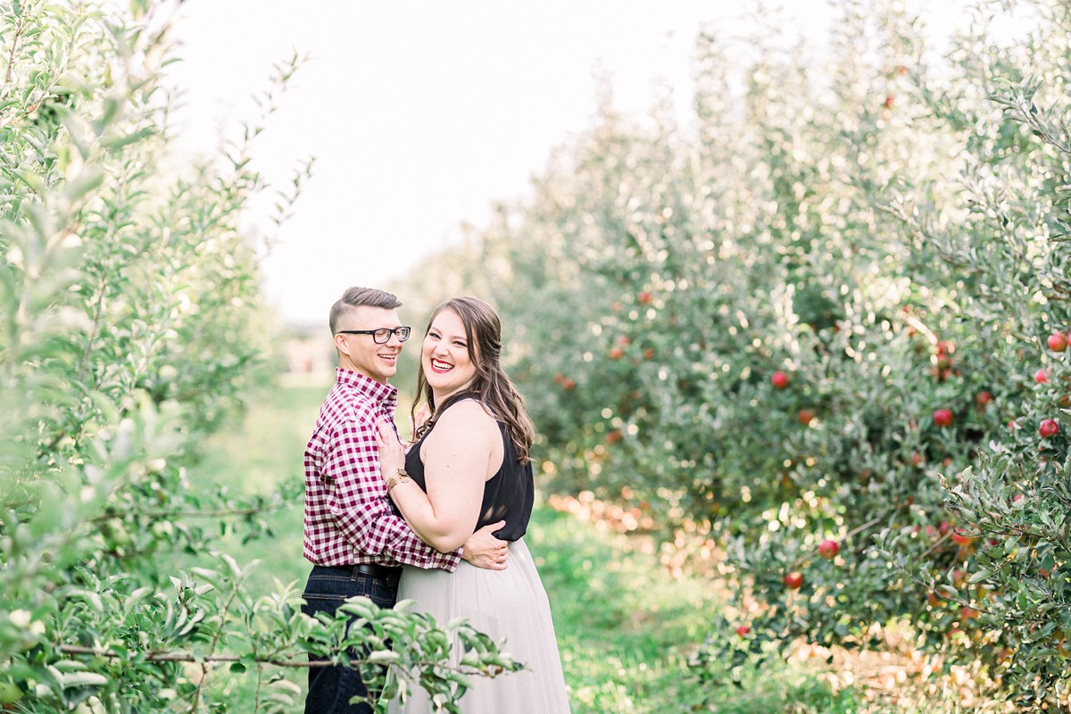 Tuttle Orchards Fall Engagement Session | Aubrey Lynn Photography